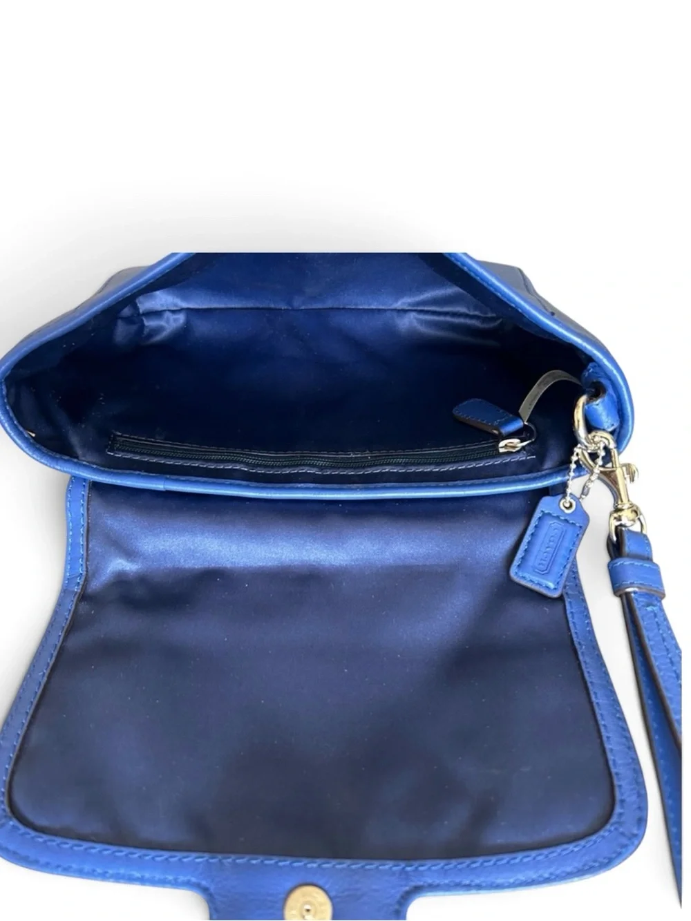 COACH Taylor Distressed Leather Wristlet/Clutch